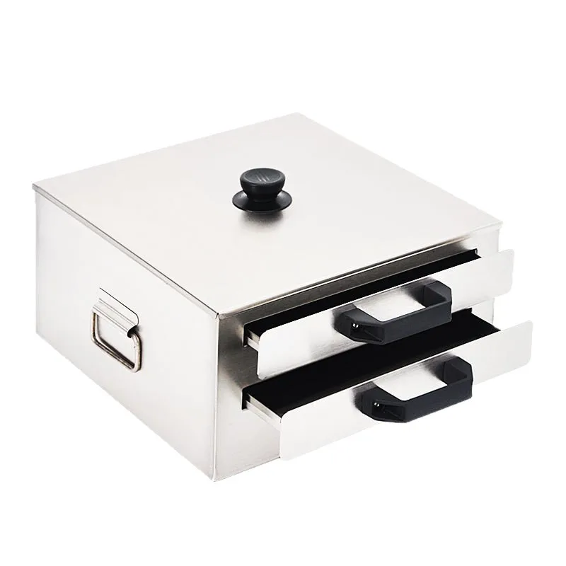 Double Layer 304 Stainless Steel Drawer Type Rice Roll Machine Commercial Steamer Multi Functional Breakfast Machine