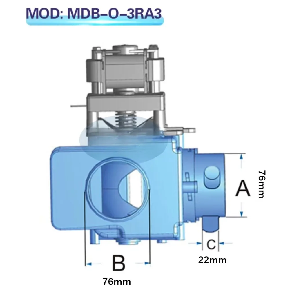 MDB-O-3RA3 Valvulas de Desague Refacciones para Lavadoras Industriales 5