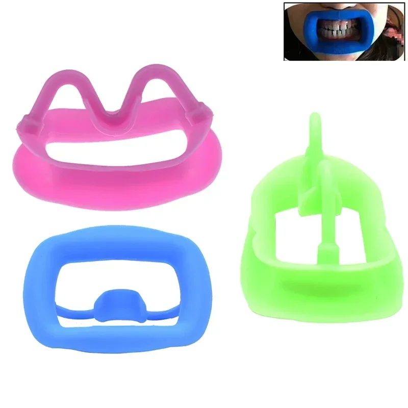 

1PCS Dental Lip Cheek Retractor Soft Silicon 3D Mouth Opener Cheek Expand Dental Orthodontic Consumables