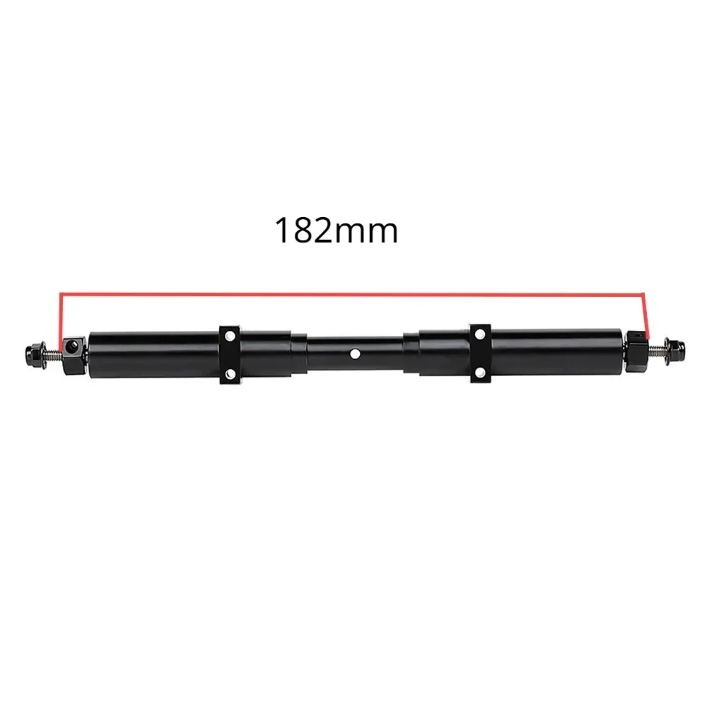 Metallo RC auto non alimentato asse posteriore 133.5mm/155mm/182mm per 1:14 Tamiya trattore rimorchio 1/10 RC auto parti fai da te