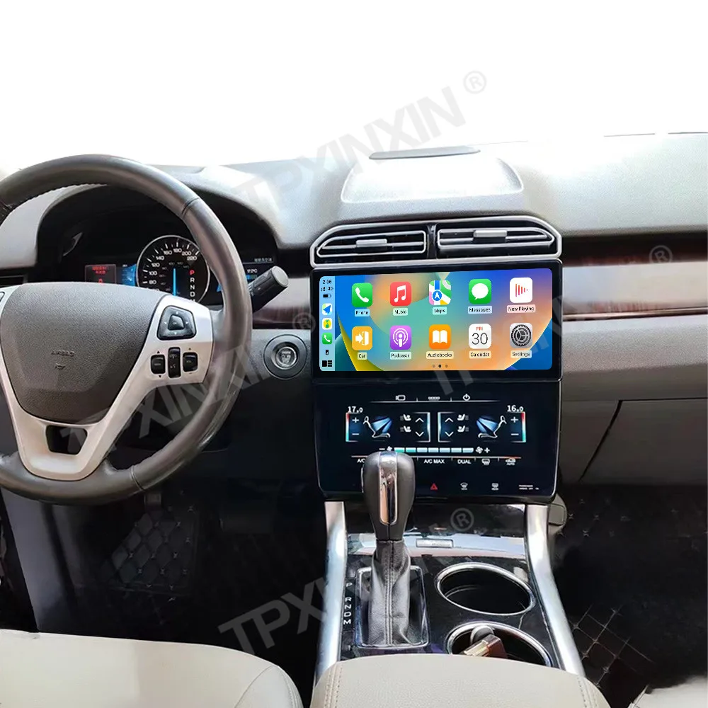 

10.33 +9 Inch Dual Screen AC Android 13 Auto Multimedia Player For Ford Mondeo 2013-2019 Carplay Car Radio Navigation Head Unit