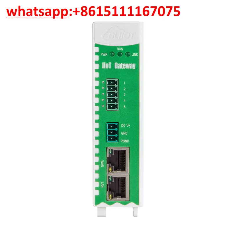 BB BL124 Modbus to Ethernet/IP Protocol Gateway, 3‑RJ45 Network Ports Industrial Converter Module for Keyence PLC Communication