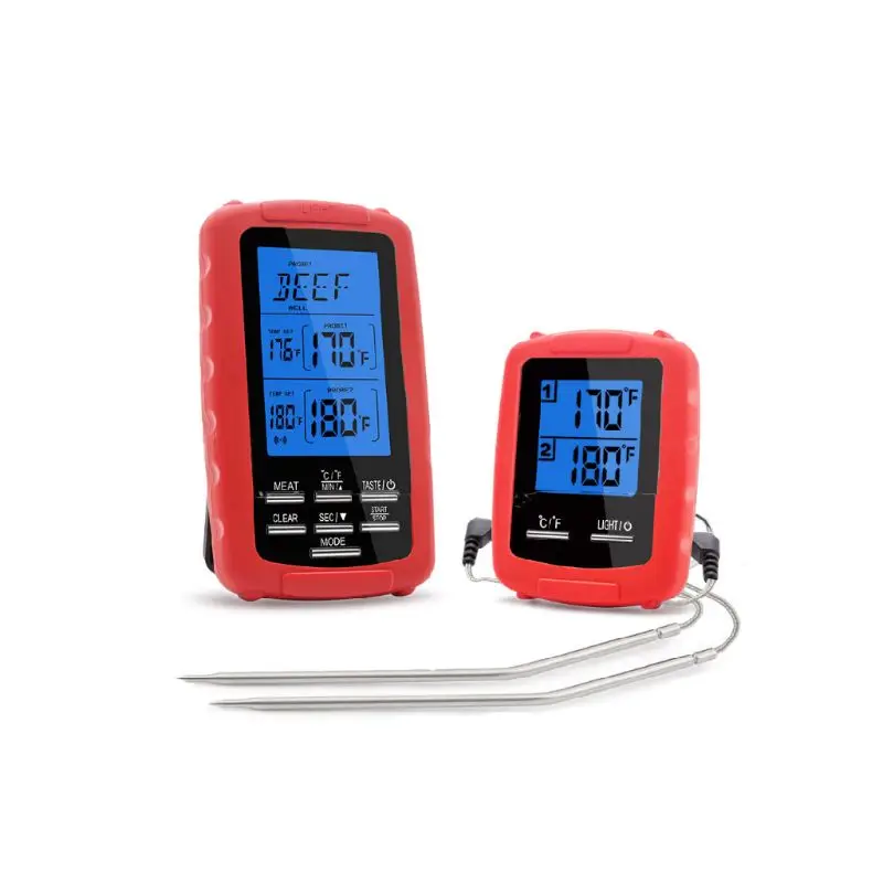 Oven BBQ Water Thermometer for Liquid-Candle Instant Read with Waterproof-Probe for Food Milk Long-Probe Kitchen Cooking