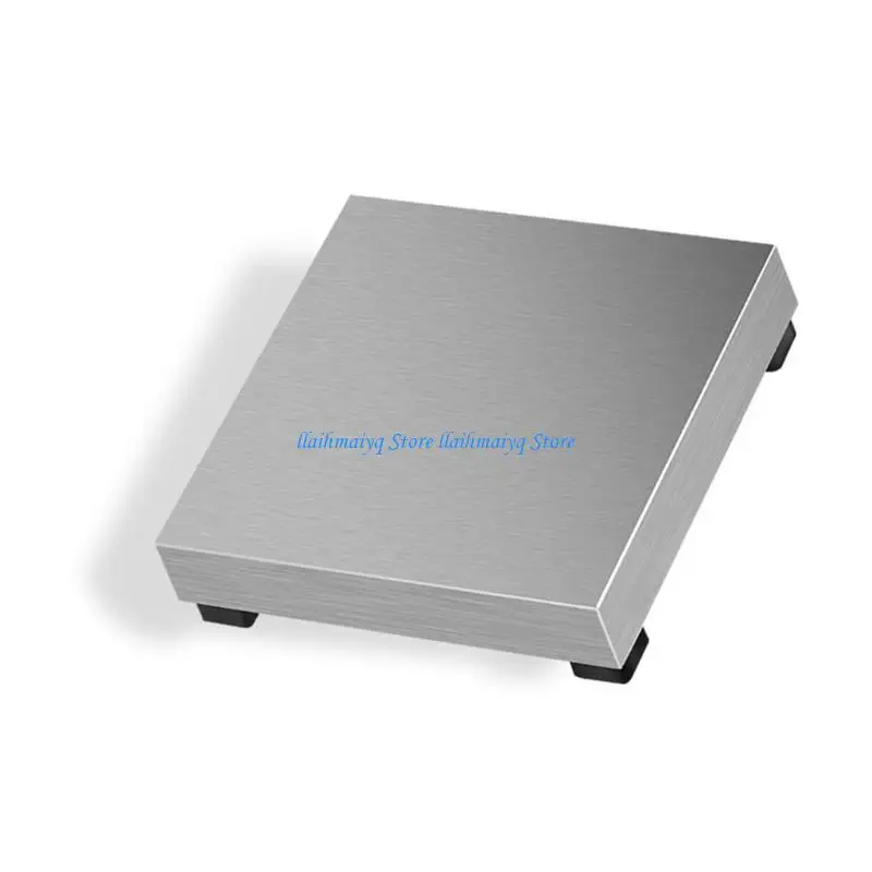 573B Stable Hammer Iron Anvil with Rubber Feet Versatile Square Anvil Equipment for Jewelry Making Metal Polishing Tool