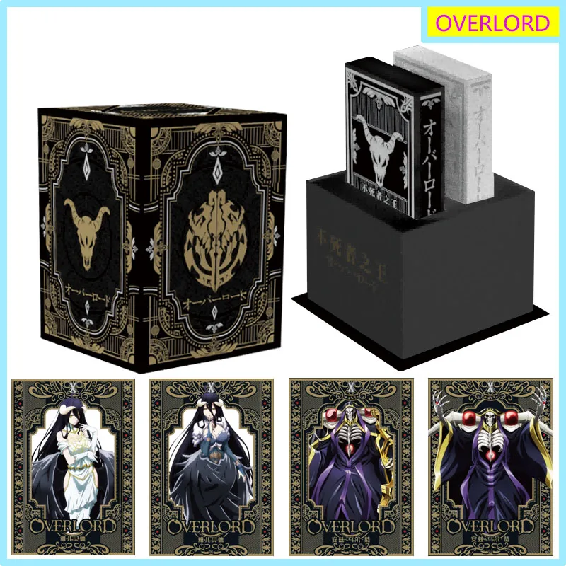 

Original OVERLORD Albedo Luxury Collection Card Box Anime Chainsaw Man Figure Games Cards TCG Game Playing Hobbies Gift Toy