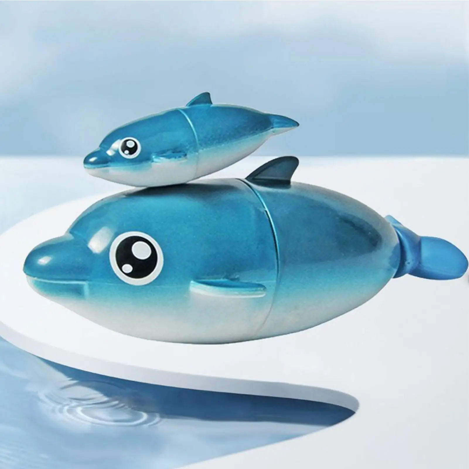 Kid Bath Toys Automatic Floating Fish Toys for Child Bathing Early Learning Game Interactive Bathtub Water Game for Preschool