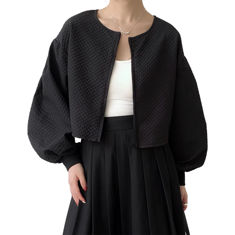 

Faionable ort Bubble Sve Jaet Женское повседневное пальто с высокой талией и высокой талией из 00% круглого хлопка Ne на молнии