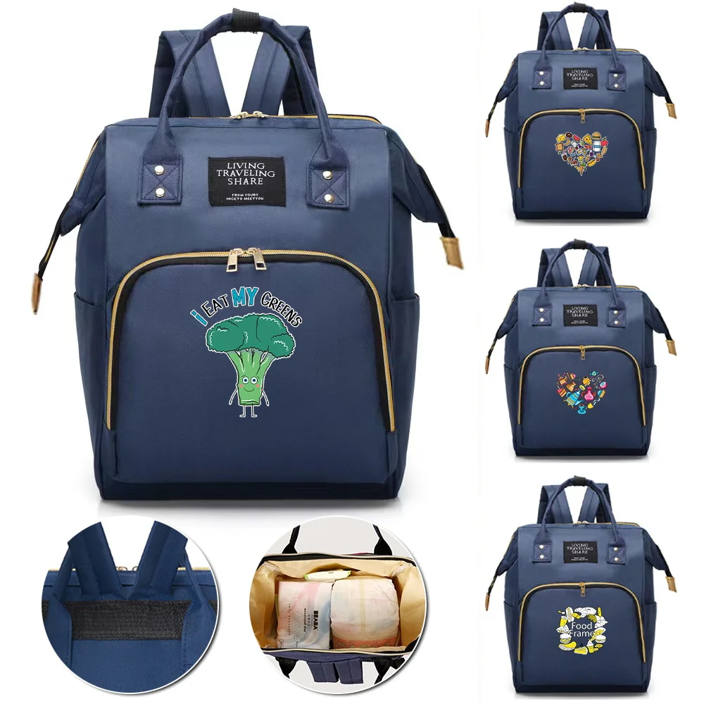 Mommy Bag Large-capacity Travel Nappy Organizers Lightweight Portable Outdoor Baby Nursing Stuff Backpack Food Series
