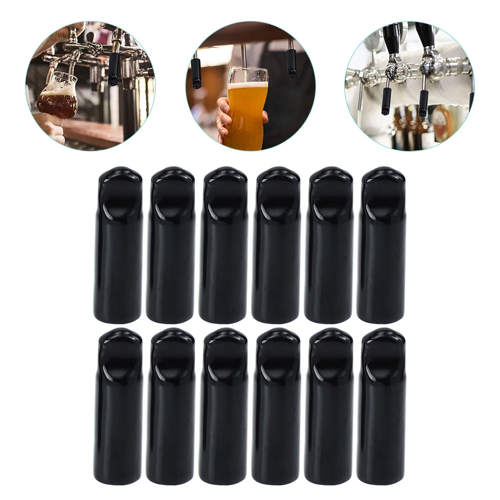 12 Pcs Faucet Rubber Cover Beer Tap Accessories Caps Stress Reliever Plugs Dust Bar Covers