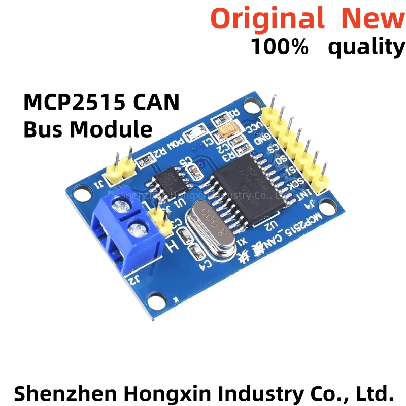 MCP2515 CAN Bus Module Board TJA1050 Receiver SPI For 51 MCU ARM Controller NEW