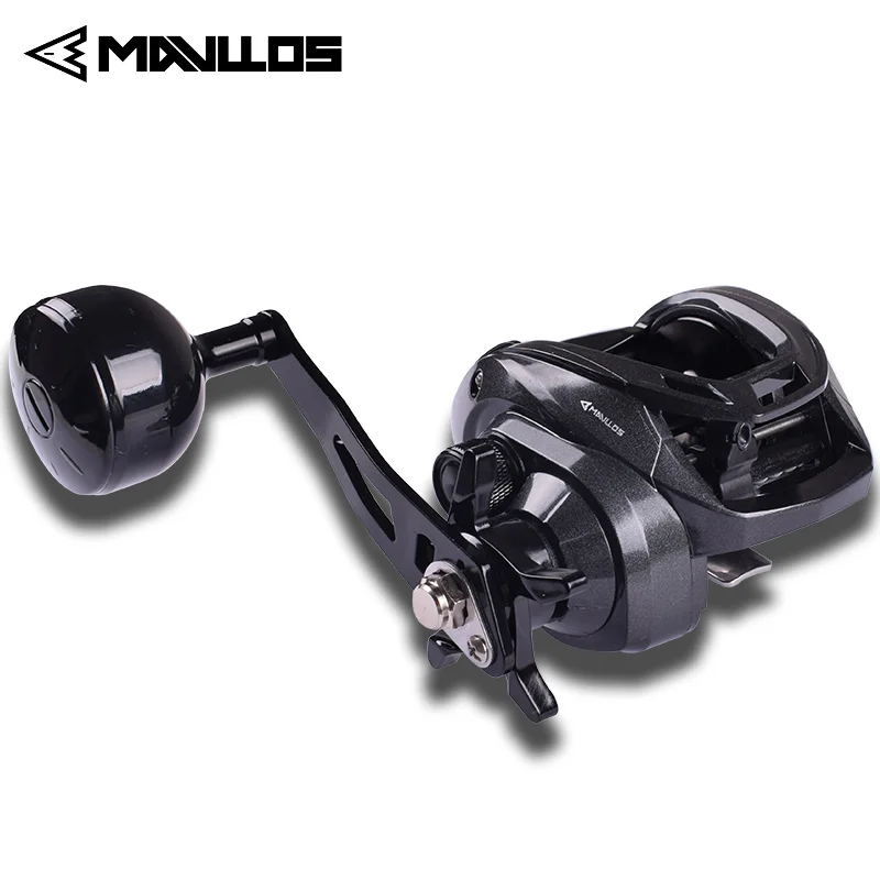 

Mavllos Decrk Saltwater Jigging Casting Reel,Brass Gear Transmission,Drag Power 15KG Ratio 6.4:1 Large Capacity Baitcasting Reel