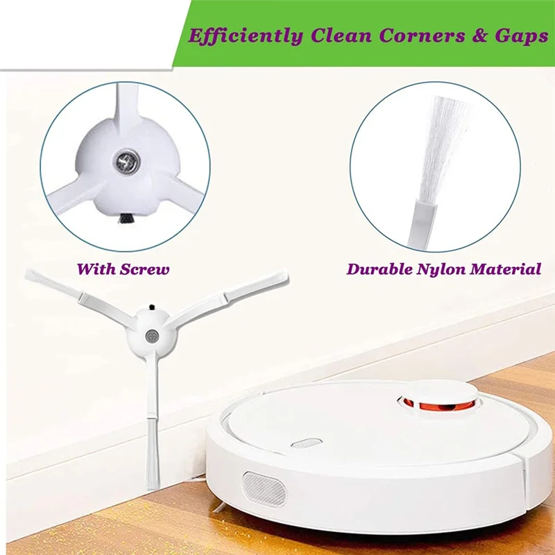 روبوت مكنسة كهربائية استبدال أجزاء الملحقات ل Xiaomi Roborock S50 S51 S55 S5 Max S6 S60 S65 S6 Pure S6 Maxv