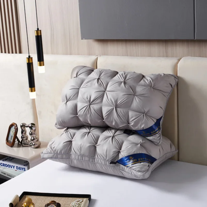 2-Piece Sleep Pillow Set, Soft Supportive Bed Pillows, Suitable for Back, Stomach, or Side Sleeping Luxury Hotel Pillows - view 3