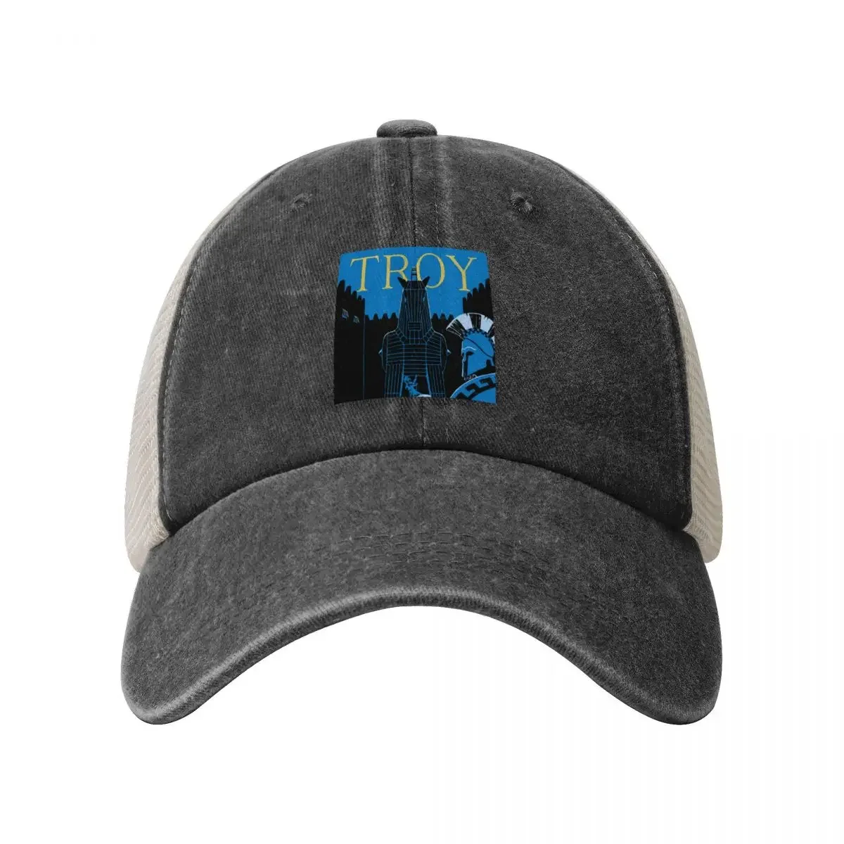 Troy - the Trojan Horse Baseball Cap black Luxury Man Hat Rave Hats For Men Women's