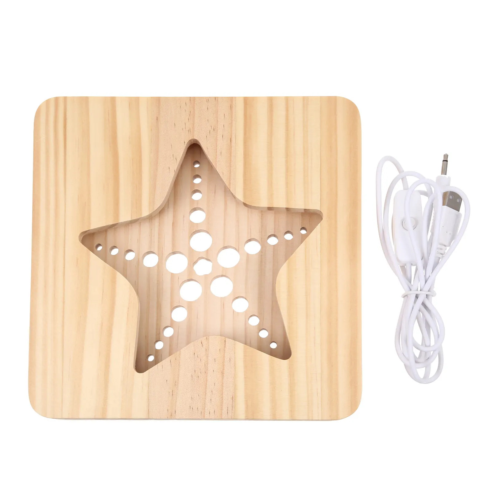 

Led Bedside Hotel Lamp Pine Wood Modern Compact Size Home Hotel Decor Wooden Night Desk Light Small Night Lamp