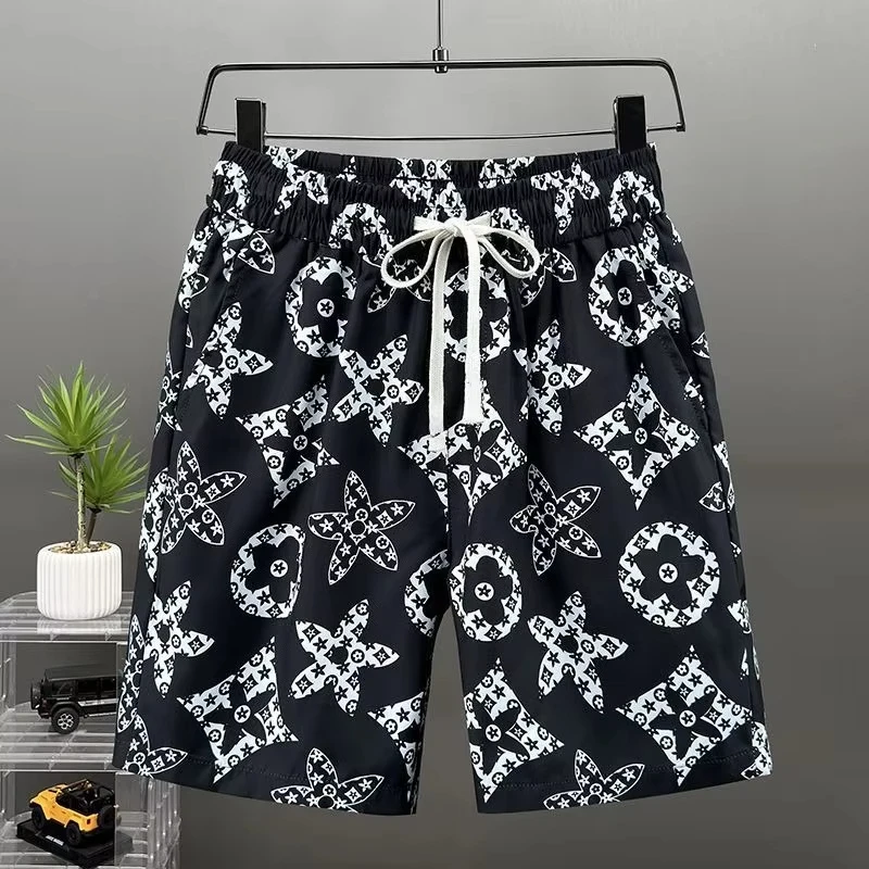 2026 Men Summer Luxury Floral Shorts Quick Dry Casual Boardshort Fashion Designer  Swim Outdoor Sports Vacation Short Pants