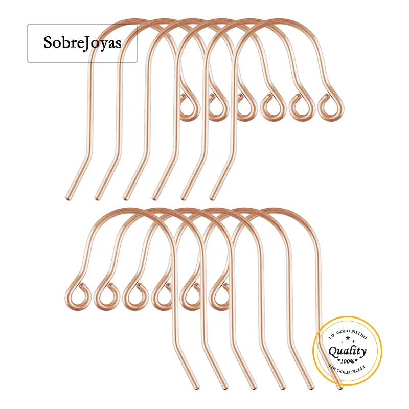 

14K Rose Gold Filled French Ear Wires Earring Components Jewelry Making Supplies Rose Gold Filled Ear Wire Earring Wire
