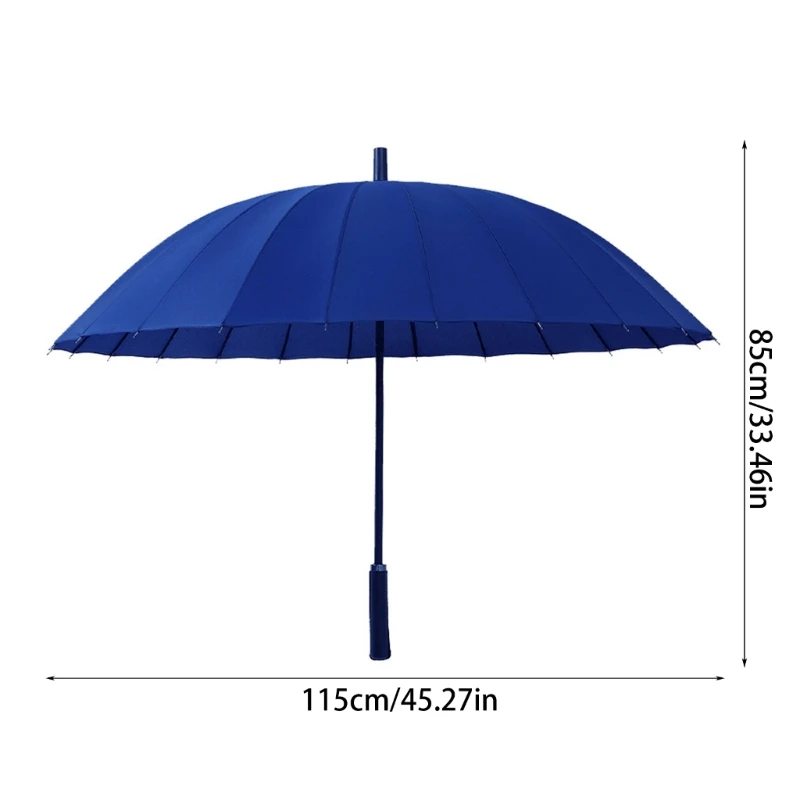 Large Umbrella Rain Cover Rain Gear Easily to Carry 24 Ribs Business Umbrella Convenient Product