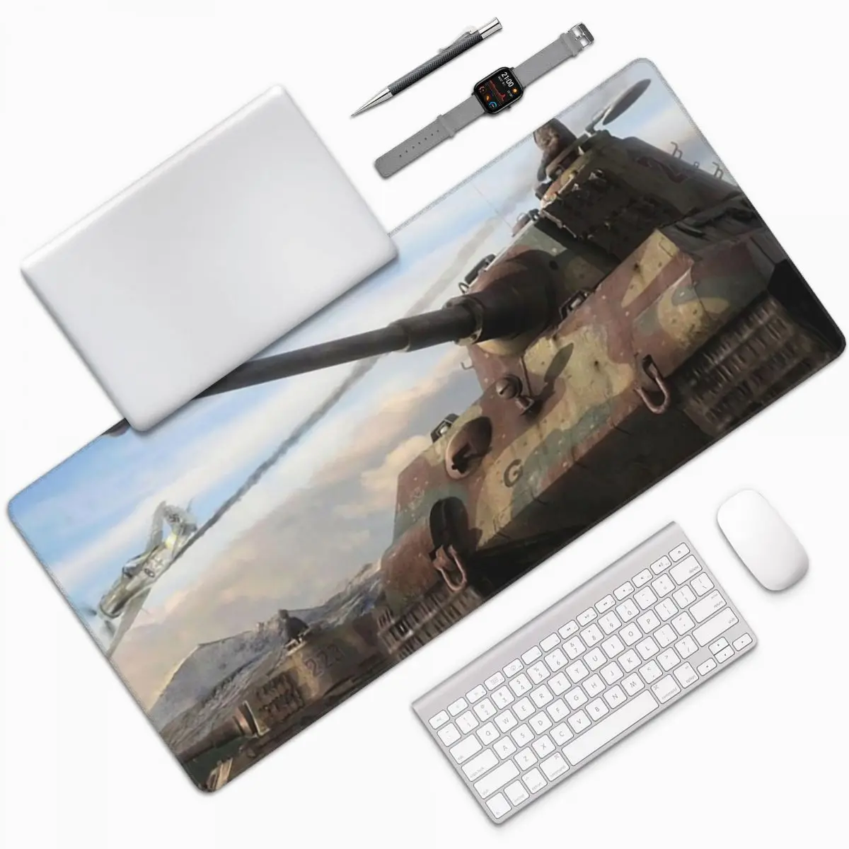 World Of Tanks Large Mouse Pad Computer Keyboard Mouse Mat Gaming PC Laptop Desk Mat Office Accessories Table Mats
