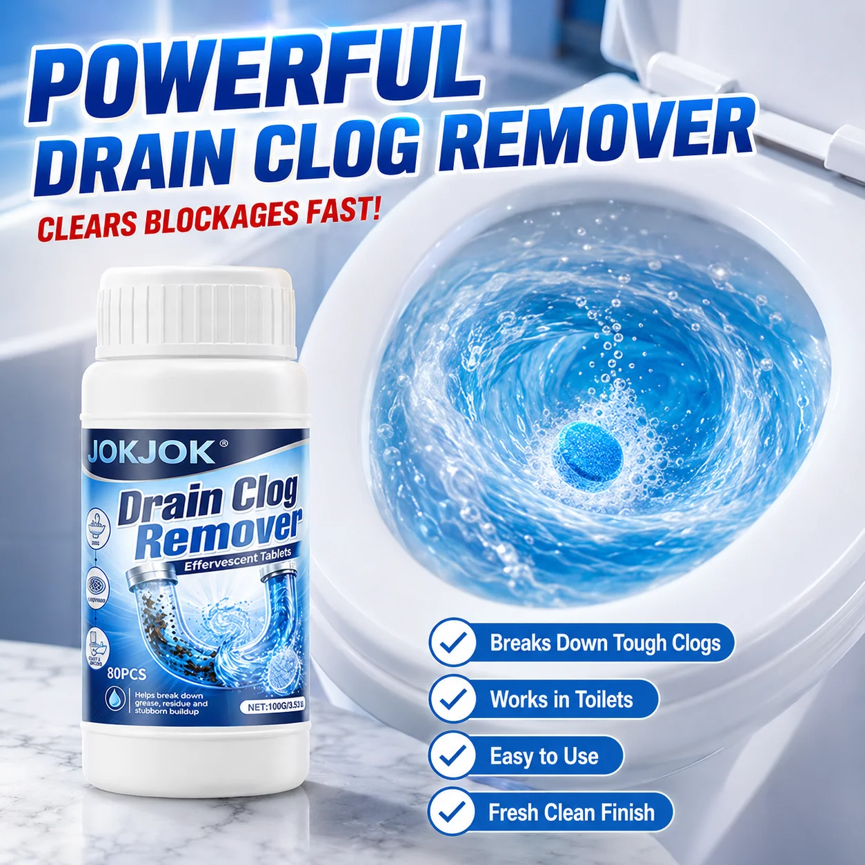 Toilet Bowl Cleaner Urine Stain Sewer Deodorant Fast Yellow Dirt Odor Removal Air Freshener Toilet Cleaning Effervescent Tablet