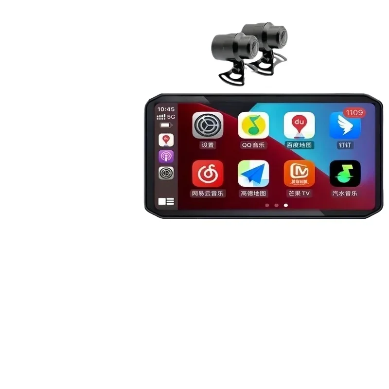 Driving screen projection navigation, recorder 307 high definition anti-shake tire pressure waterproof, large screen video