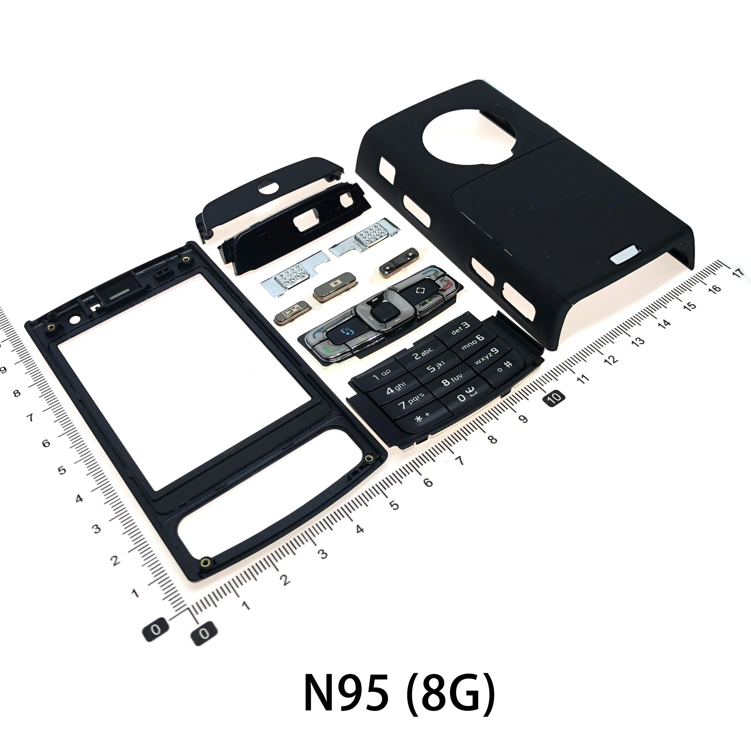 N95 housing keyboard For Nokia N95 8G battery back cover case High quality housing Keypad