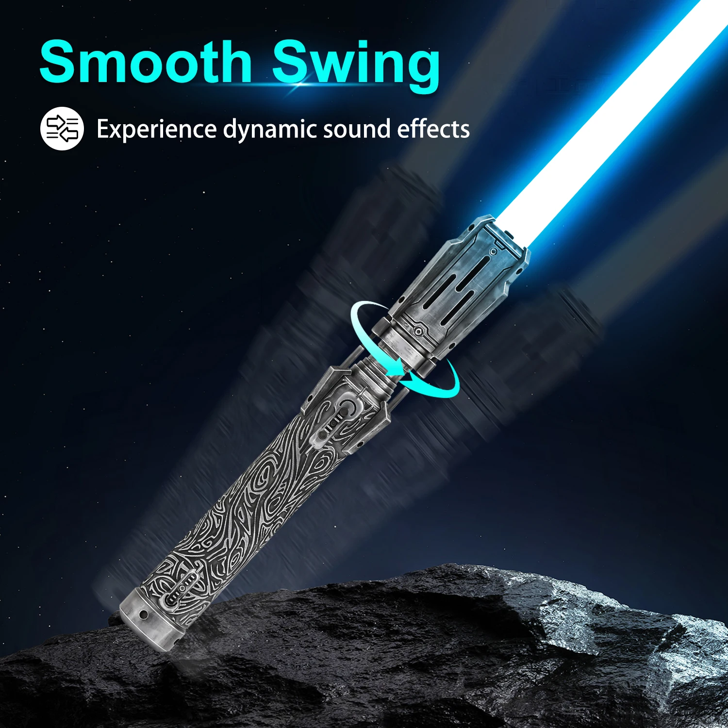 

TXQSABER Lightsaber Neo Pixel SNV4 Proffie Smooth Swing Metal Handle Color Change Laser Sword Replica Cosplay Toys Satele Shan