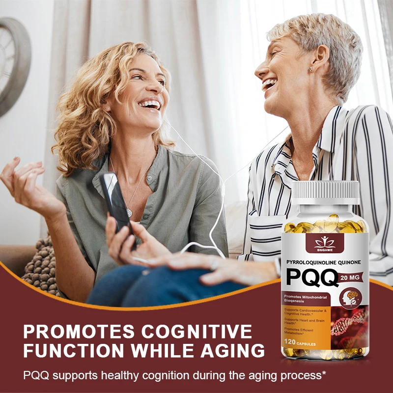 Supplément PQQ 20mg | Optimiseur de biogénèse et d'énergie mitochondrique |   Soutient la santé du cerveau et la production de mitocondrie Capsules PQQ du cerveau