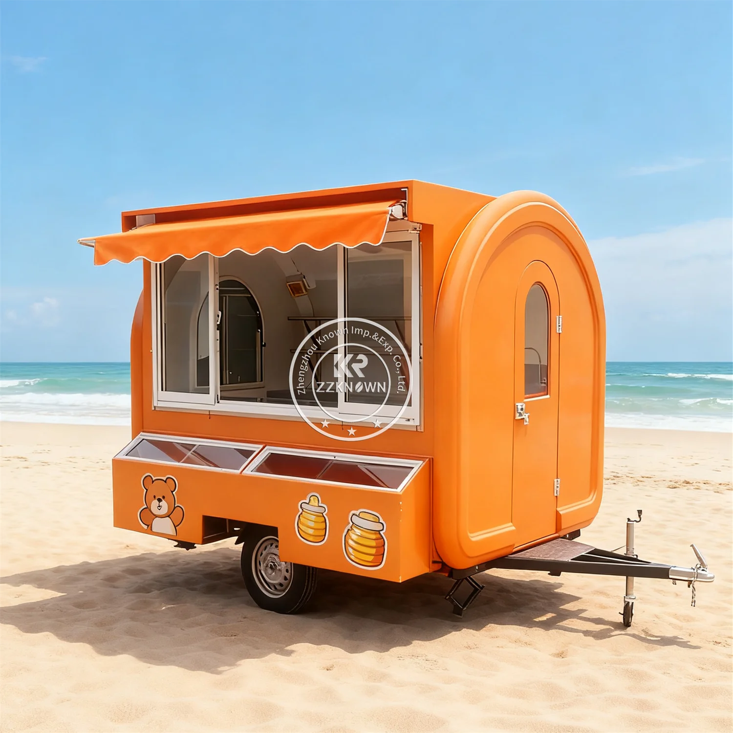 

Mobile Catering Truck Fast Food Trailer Fully Equipped Pancake Mobile Kitchen Trailer Concession Food Truck with Full Kitchen