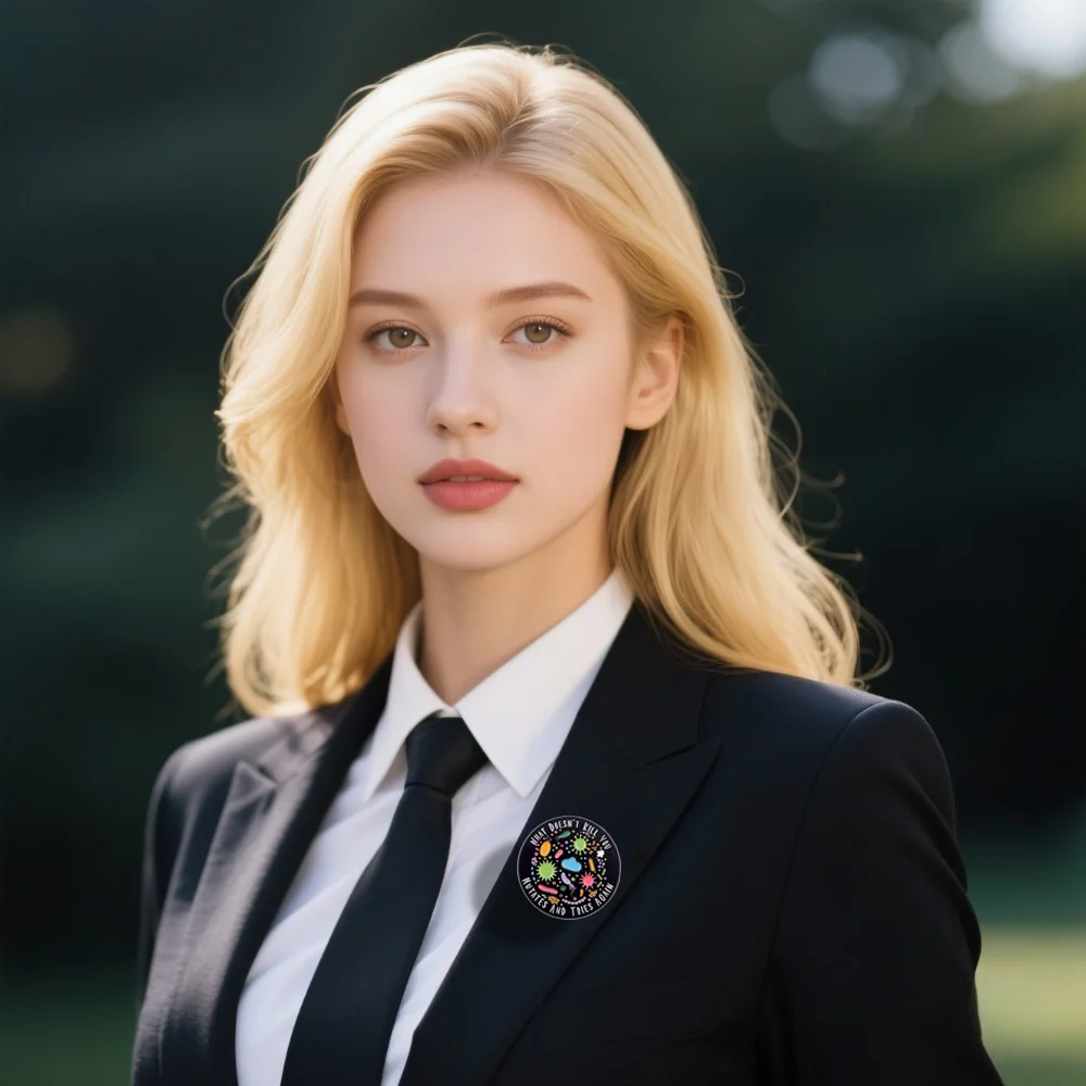 

Брошь с бактериальным узором, универсальный мультяшный английский буквенный металлический значок, сумка для одежды, аксессуар для шарфа, брошь, булавка с фиксированной кнопкой