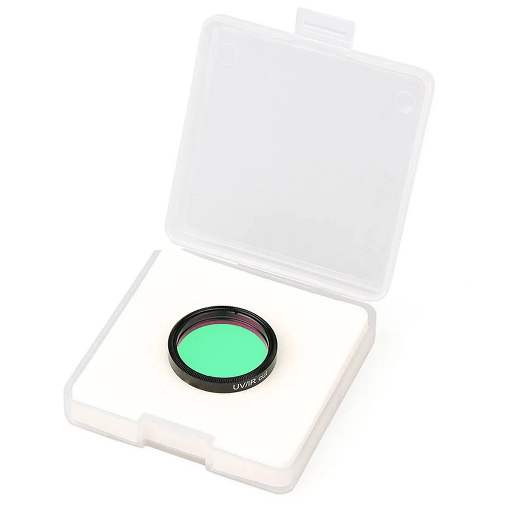 UV IR Cut Filter 1.25/2 inch Block Ultraviolet Infrared Light Reduce Chromatic Aberration Nebula Deep‑Sky Astrophotography