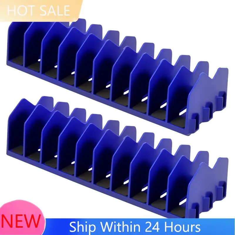 A78K New Tool Box Organizer, 10 Slots Plier Organizer Rack With Nonslip Rubber Base, Extendable Plier Holder And Cutter Shelves