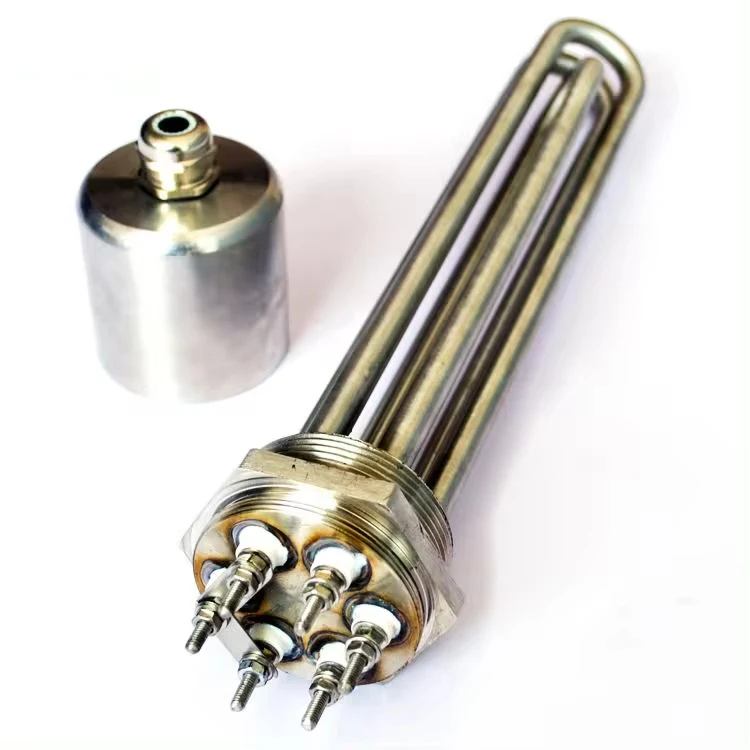 1000W 2000W 380V Industrial Flange Heater Immersion Heater Element for Water Softening