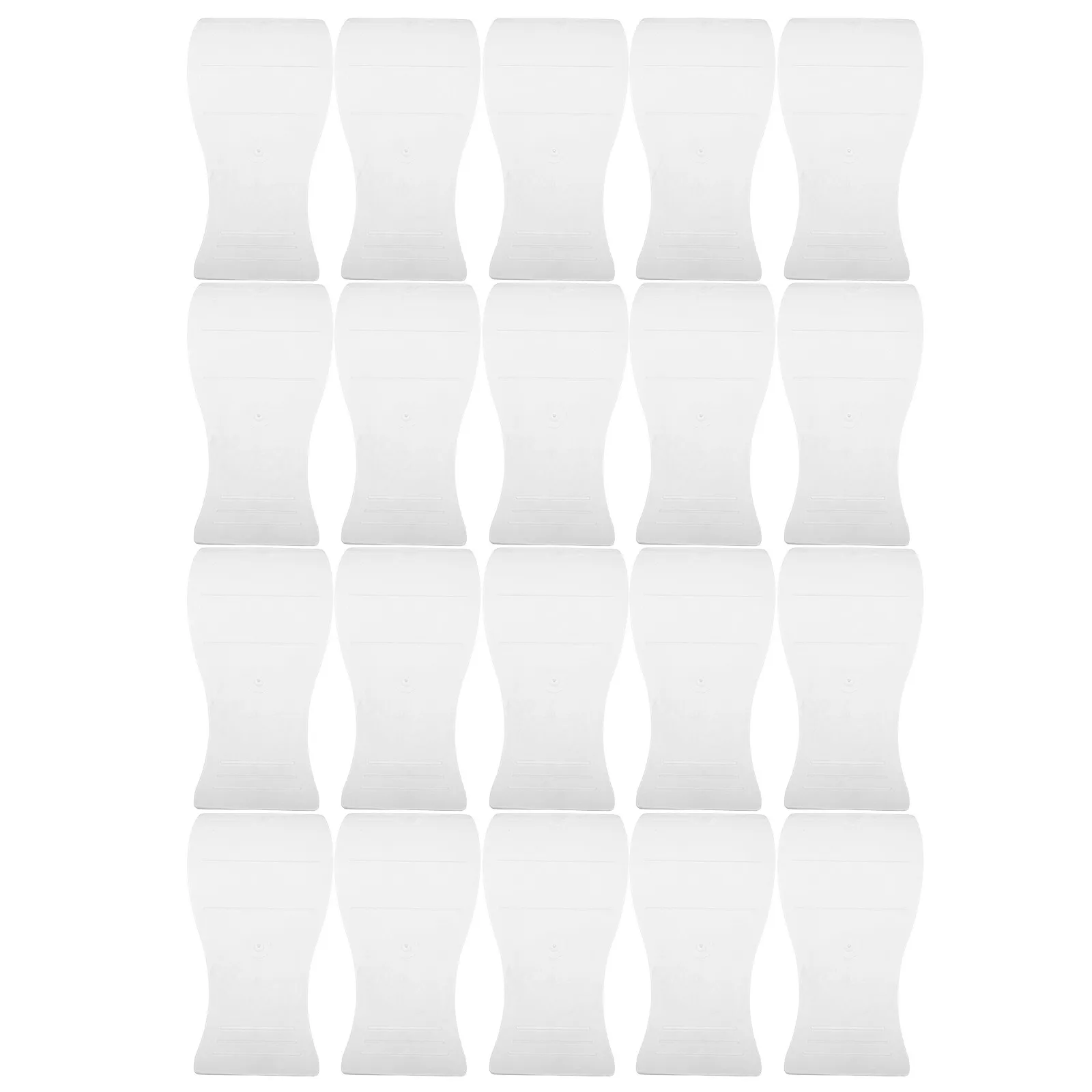 20Pcs Facial Hair Removal Stick Plastic Waxing Applicator Spatulas for Depilatory Cream Wax Mask Scraper Reusable Beauty Tools