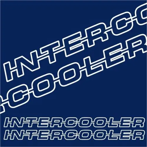 

For x2 Intercooler Decals / stickers - Scania