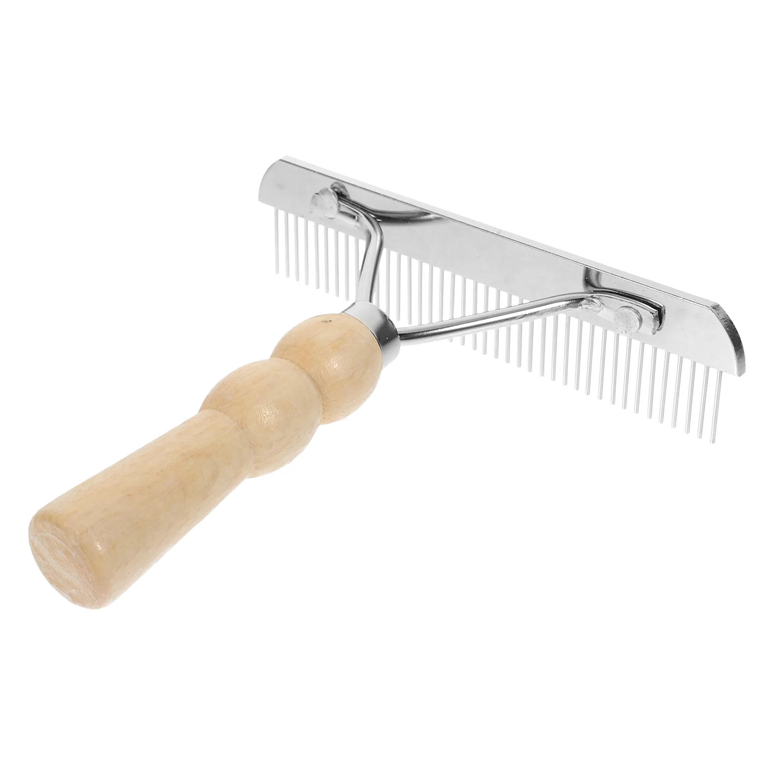 Cavalo Nail Rake Comb Grooming Suprimentos, escova de limpeza do cabelo, escova de madeira Metal durável, Pet Supply