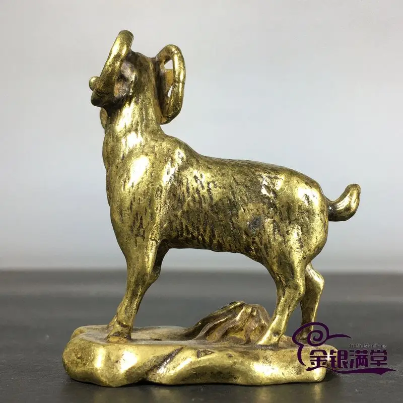 Zodiac sheep leader Ornament Decoration Tea Pet Figurines Desk Decor Accessories