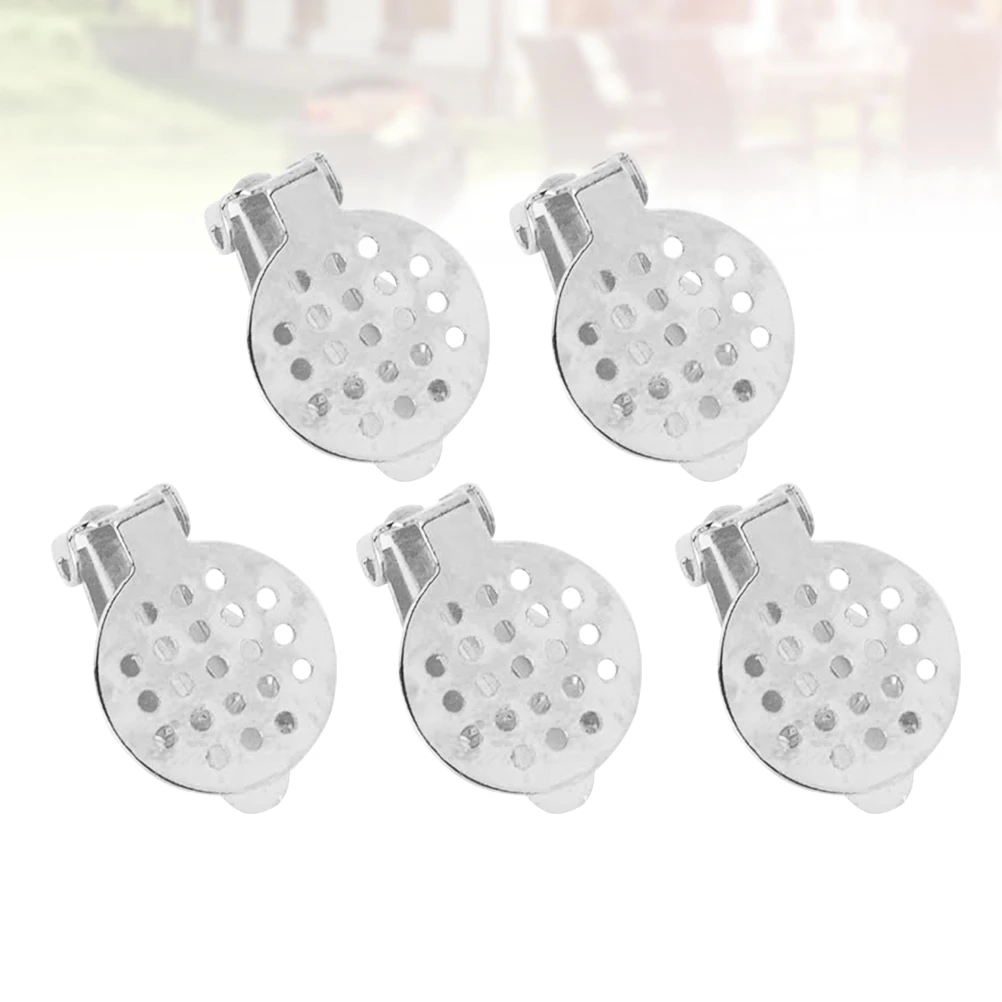 

50 Pcs Ear Clip Accessories Earring Adapter Clips Clasps Earrings Non Piercing Screw Clip-on Findings