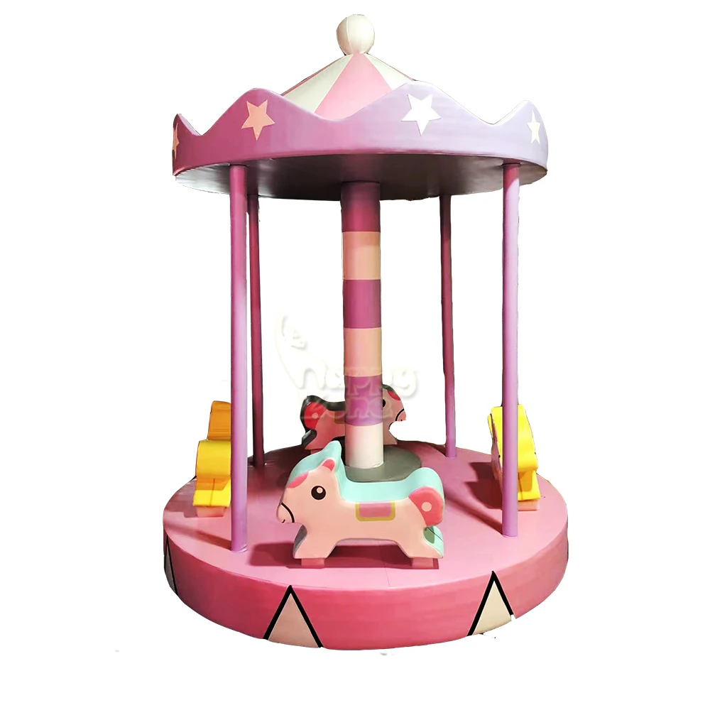 

Designed Rotating Carousel Electric Turntable Merry Go Indoor Soft Play Equipment for Exclusive Indoor Playground