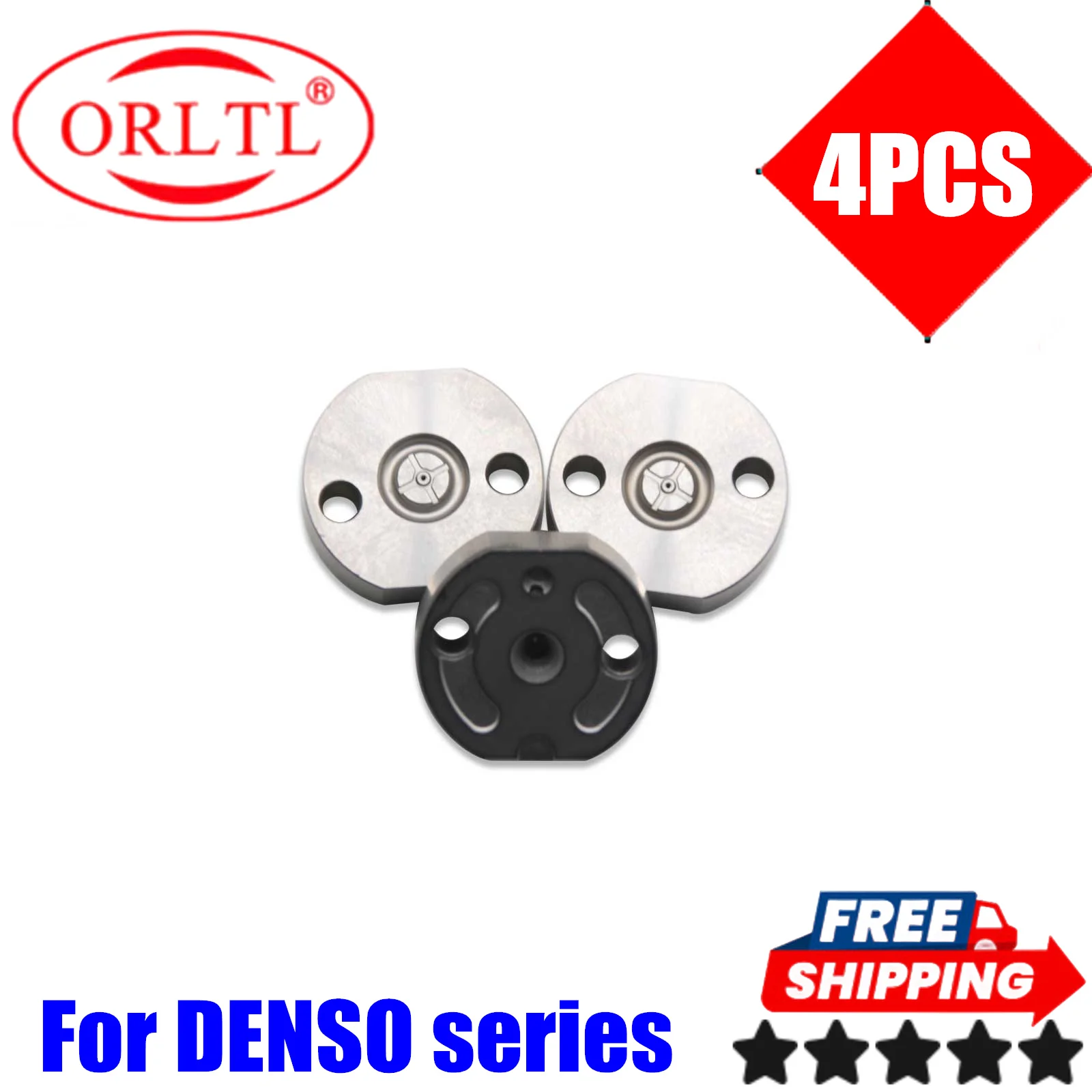 

4PCS RE530362 RE531209 295040-6830 common rail injector control valve plate 04# for denso 095000-6310 095000-6830 free shipping