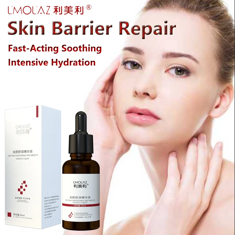 

Gentian Calming Repair Serum - Fast-Acting Soothing, Intensive Hydration & Skin Barrier Repair | Sensitive Skin Relief & Nourish