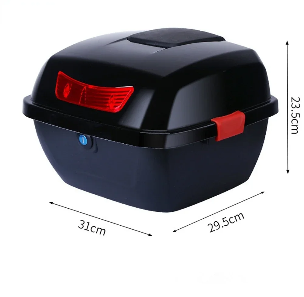 Motorcycle Luggage Tail Box ABS Scooter Motor Trunk for Half Helmet Organizer Case Electric Motorcycle Rear Box