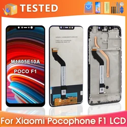 Pantalla LCD de 6,18 pulgadas para Xiaomi Poco F1, montaje de digitalizador con pantalla táctil, reemplazo para Mi Pocophone F1 M1805E10A