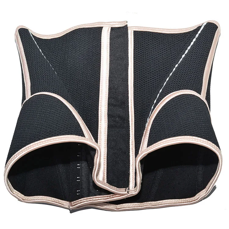 حزام خصر مطاطي مذهّب 28 سنتيمتر جديد 2025 ، 11 عظمة فولاذية لحماية الورك ، شريط عاكس للسلامة الليلية ، ختم الخصر ، حزام الخصر ،