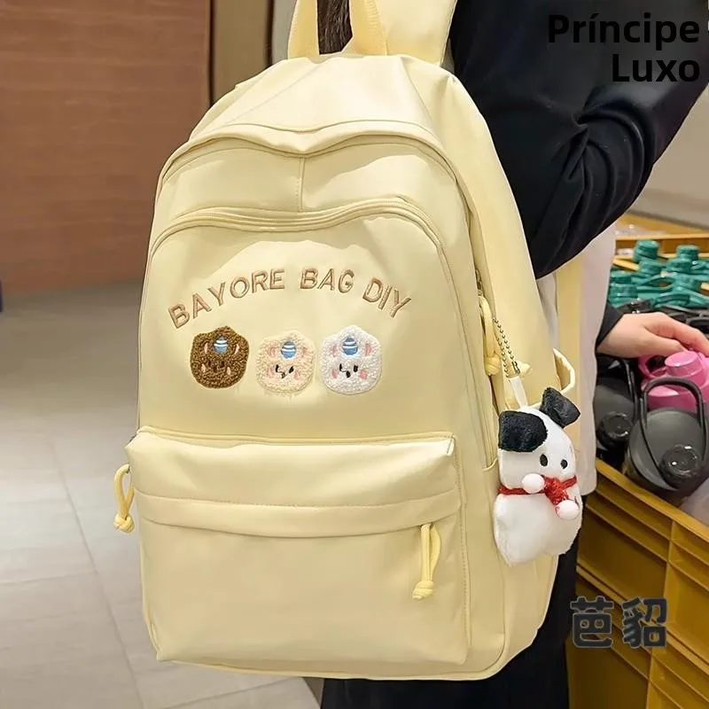 2026年新型大容量軽量デュアルショルダーバッグ、中学生・高校生女子学生向けバックパック、小中学生女子向けバックパック