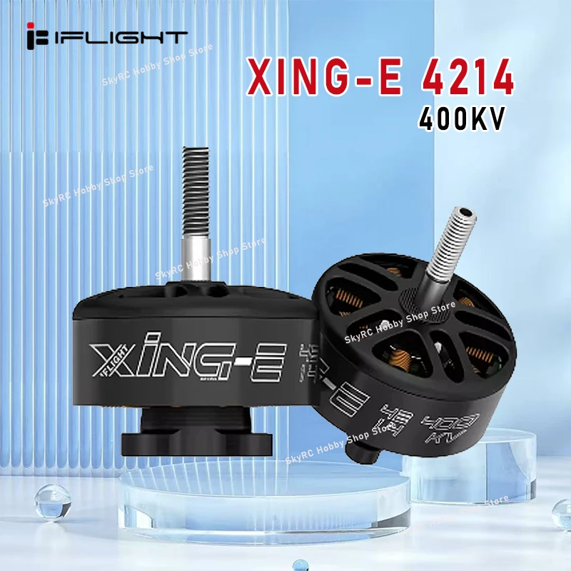 

iFlight XING-E 4214 400KV Brushless Motor - High Torque 6-12S FPV RC Cinelifter Accessory