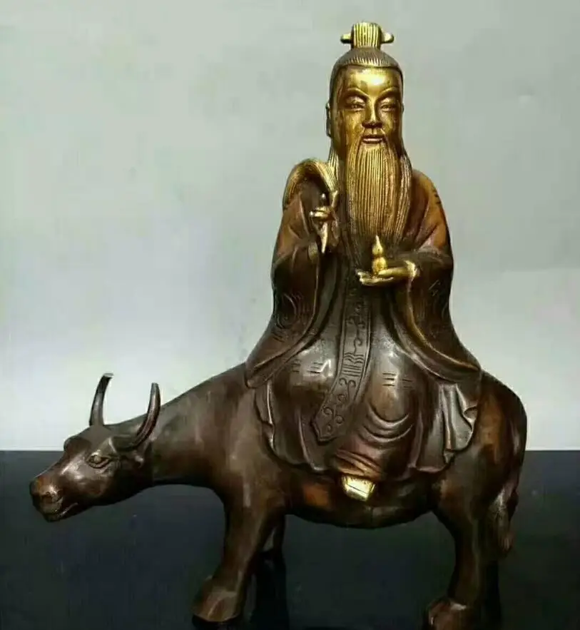 

Bronze ware: Laojun's ox riding ornament