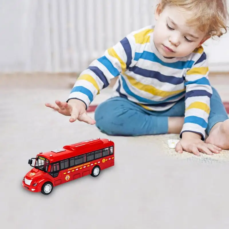 City Bus Toy Large Electric Bus Toy Educational City Stagecoach Buses Electric Bus Toy With Music And Light Openable Doors For