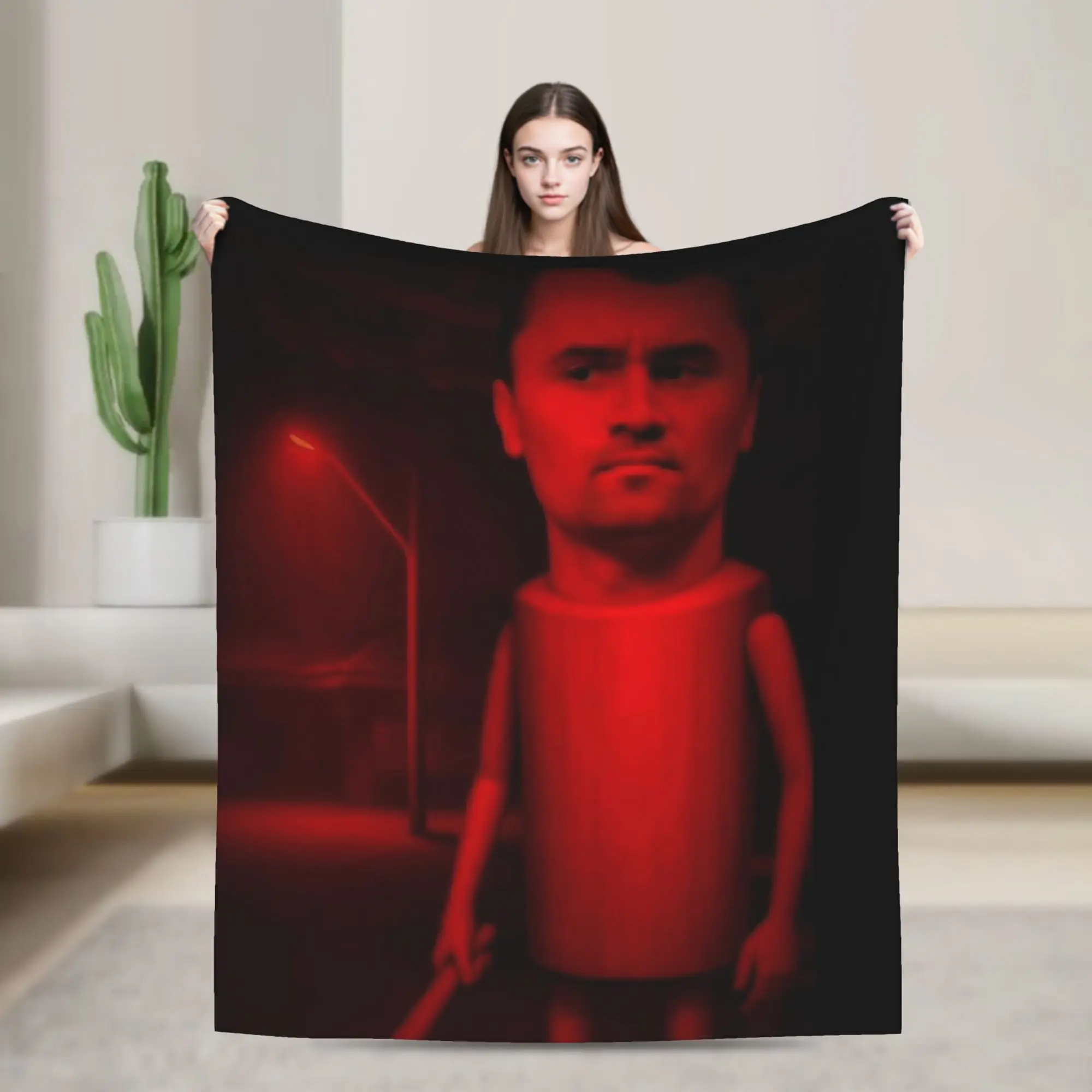 Tung tung tung Charlie Kirk Meme Blanket Fleece Summer Air Conditioning  Portable Ultra-Soft Throw Blankets for Bed Car Quilt
