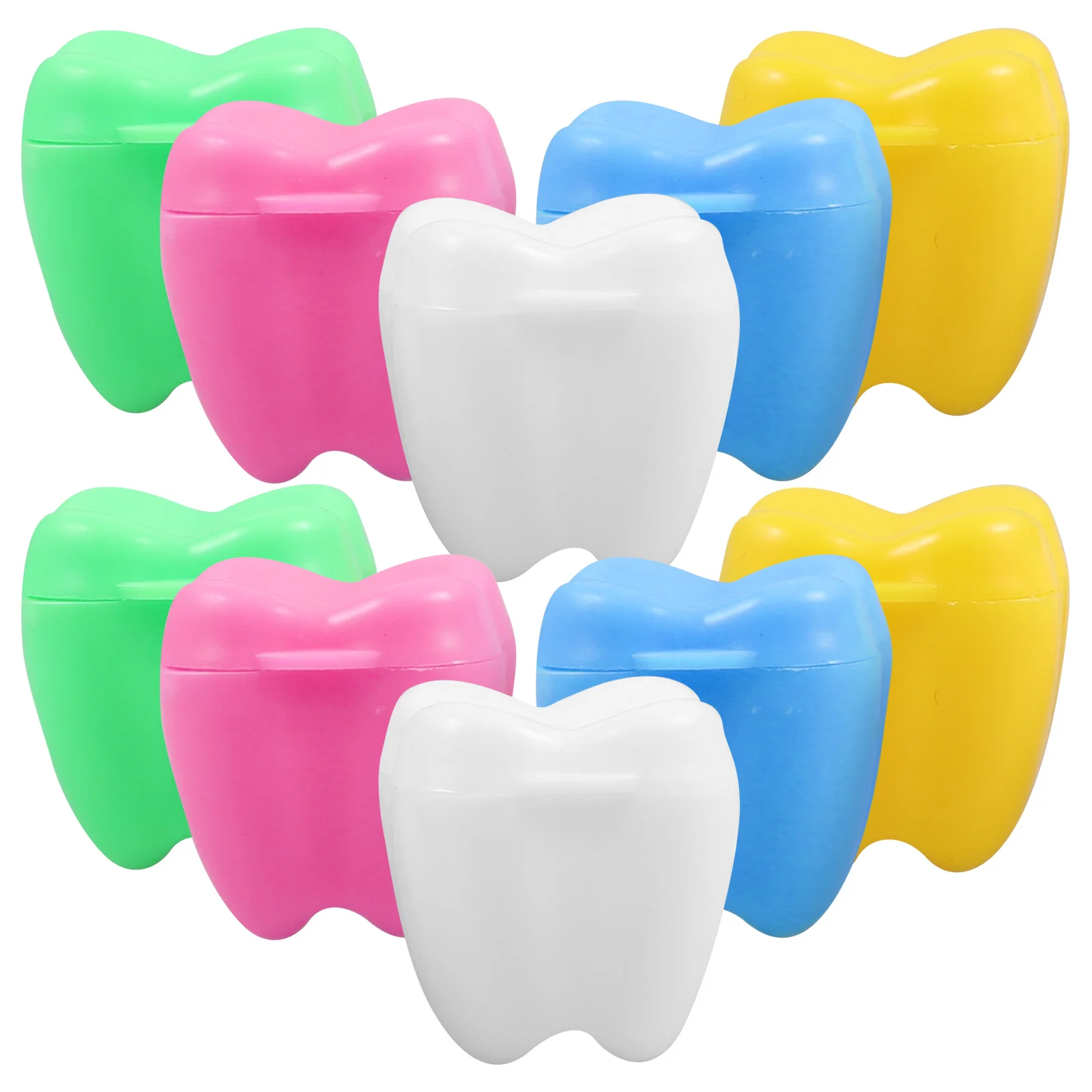 

20Pcs Baby Tooth Holder Kids Keepsake Box Fetal Hair Storage Lightweight Compact Design First Tooth Case Fetal Hair Storage Box